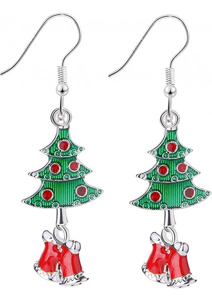 Küpeler Noel Küpeleri 1 ?ift Küpeler Kadınlar Noel Ala?m Tak? Kızlar ve Kızlar Hediyeler Gümüş'te? Evet. (Yurt Dışından)