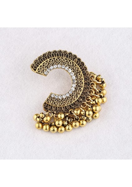 Rechicgu Etnik Bali Jhumka Jhumki Lotus Meksika Çingene Dangle Küpe Geleneksel Kulak Çıtçıt (Yurt Dışından) fırsatları
