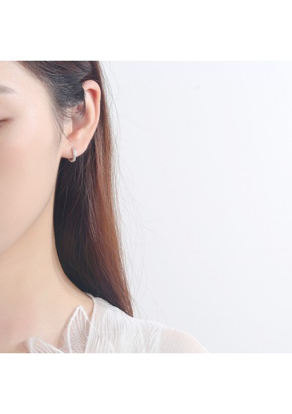 Küpe Opal Menteşeli Halka Küpe Altın Kaplama Hipoalerjenik Küçük Halka Küpe Kadınlar Için Genç Kız Erkek Hassas Kulaklar (Yurt Dışından) modelleri