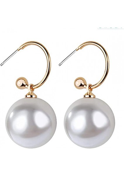 Ekillendirici Sahte Inci Kolye Kadınlar Için Damla Küpeler, Trendy Kore Modas? Vidali Küpeler Noel Noel Hediyesi, K?? Sonbahar Partisi Ziyafet Kulübü Mücevherleri I?in?deal, Beya (Yurt Dışından)