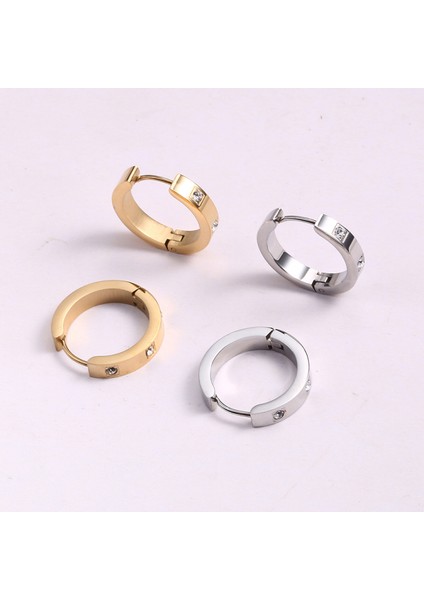 Avekı Altın Huggie Küpe 18 K Altın Kaplama Hoop Narin Kübik Zirkonya Küba Kalp Küpe Minimalist Kulak Takı Kadınlar Için Hediyeler (Yurt Dışından) fırsatları