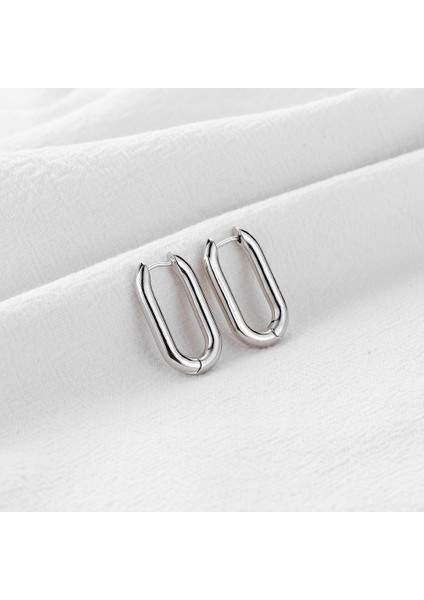 Kadınlar Için 2 Pcs Oval Halka Küpeler - Küçük U-Şekilli Yuvarlak Dikdörtgen Geometrik Kıkırdak Manşet Halka Küpeler Kadınlar Kızlar Için Moda Takı Hediyeleri (Yurt Dışından) modelleri