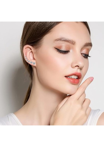 6 Çift Damızlık Küpe Seti, Temizle Kübik Zirkonya 316L Paslanmaz Çelik Küpe Kadınlar Için Erkekler Için 3-8mm (Yurt Dışından) fırsatları