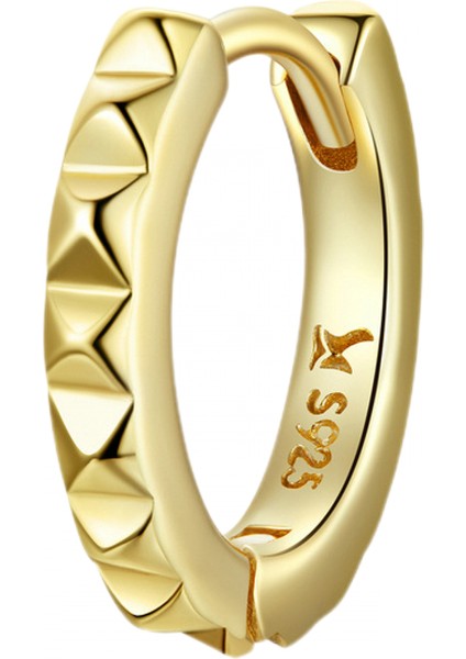 Avekı Altın Huggie Küpe 18 K Altın Kaplama Hoop Narin Kübik Zirkonya Küba Kalp Küpe Minimalist Kulak Takı Kadınlar Için Hediyeler (Yurt Dışından)