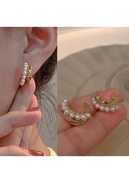 Tatlı Su Kültürlü Inciler Saplama Küpe Kadınlar Için Barok Küpe, Zarif Nişan Düğün Takısı (Yurt Dışından)