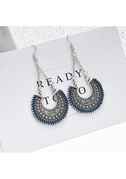 Kadın Sahte Tüy Küpe Bohemian Saçak Püskül Uzun Damla Dangle Küpe Seti Dream Catcher Tasarım ile Kadın Kızlar Için (Yurt Dışından) fiyatları