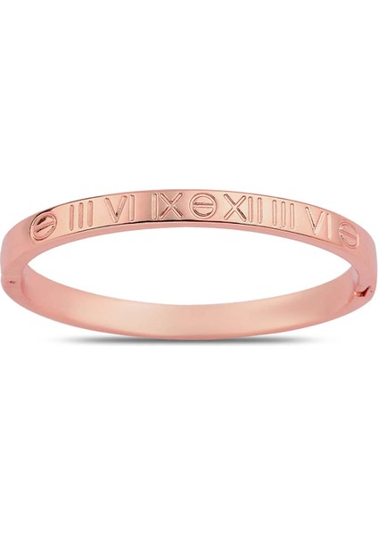 Roma Rakamlı Cartier Model Kelepçe Roma Bileklik