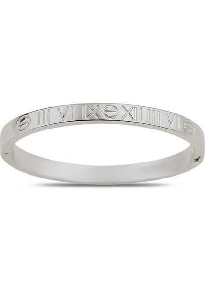 Roma Rakamlı Cartier Model Kelepçe Roma Bileklik