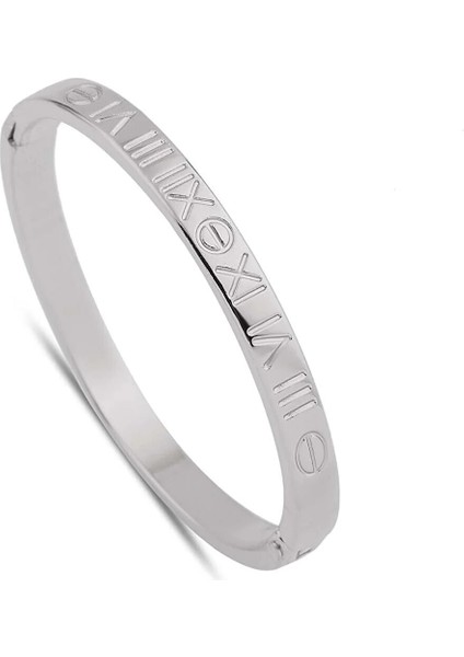 Roma Rakamlı Cartier Model Kelepçe Roma Bileklik fiyatları