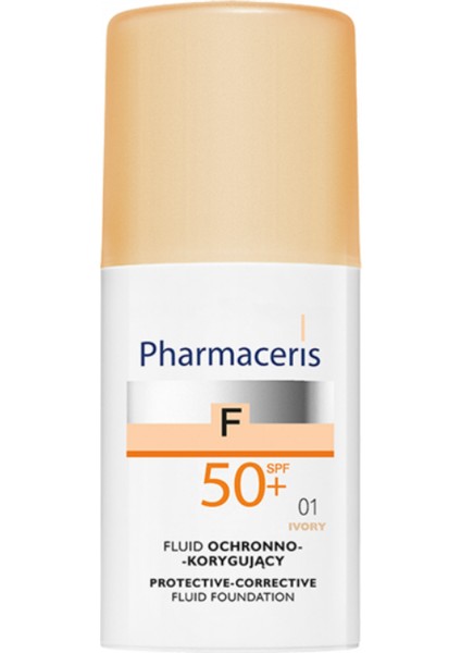 Koruyucu Düzeltici Sıvı Fondöten Yüksek Düzeyde Güneş Koruması Spf 50+ 01 Ivory modelleri