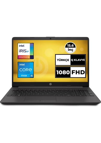 Hp 250 G8 I5-1135G7 16GB 256GB SSD Freedos 15.6" Fhd Taşınabilir Bilgisayar 853U7ESVB02