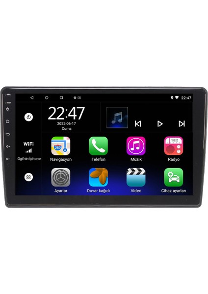 Oto Multimedya Seat Toledo S 2010 - 2015 / 2 GB Ram 32 GB HDD / 9 Inch Ekr. Carplay And. 12 Double Teyp - Navigasyon Cihazı Myw modelleri