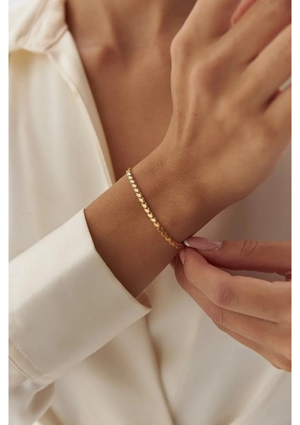 14 Ayar Altın Pullu Halep 14PULHLPBLK Bileklik fiyatları