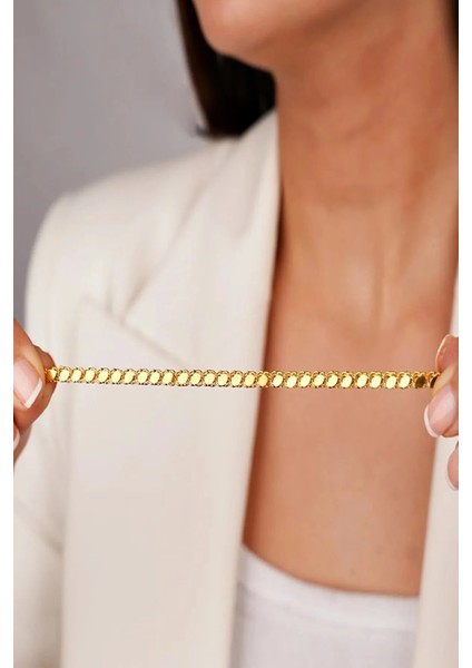 14 Ayar Altın Pullu Halep 14PULHLPBLK Bileklik indirimleri