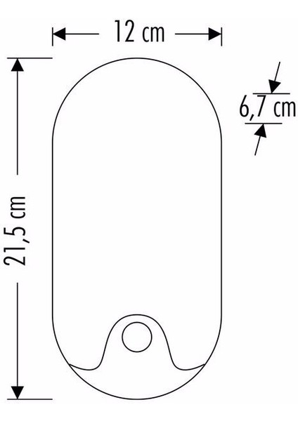 CT-7093 12W Sıva Üstü Sensörlü LED Aplik Günışığı