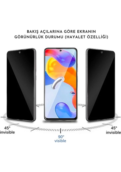 Samsung Galaxy A52 Uyumlu Privacy Hayalet Gizli Tam Kaplayan Ekran Koruyucu fiyatları