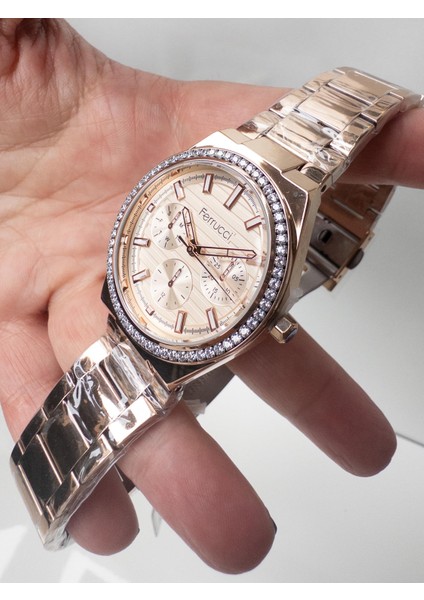 Rose Gold Swarovski Taşlı Kadın Kol Saati fiyatları