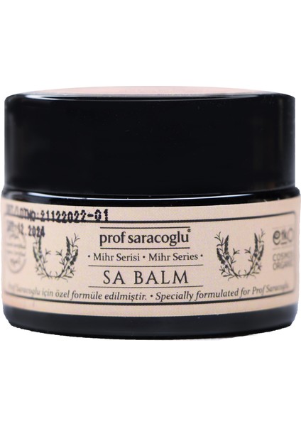 Prof Saraçoğlu Sa Balm 15 Ml. Mihr Serisi Organik Sertifikalı