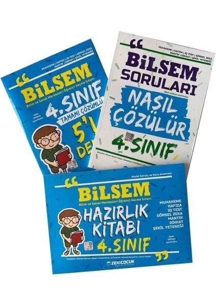 4. Sınıf Bilsem Hazırlık Seti Zeki Çocuk Yayınları