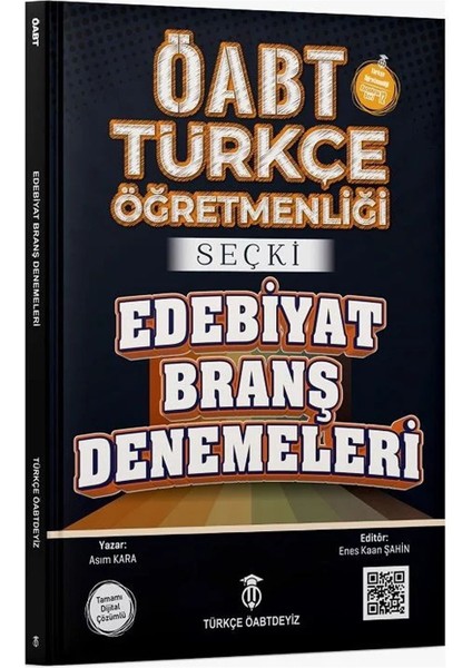 Türkçe Öabtdeyiz Öabt Türkçe Edebiyat Seçki Branş Denemeleri Çözümlü - Asım Kara Türkçe Öabtdeyiz