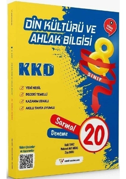 Veri Yayınları 8. Sınıf Din Kültürü ve Ahlak Bilgisi Kkd Sarmal 20 Deneme