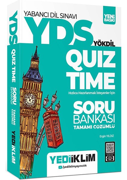 YDSYÖKDİL Quiz Time Tamamı Çözümlü Soru Bankası