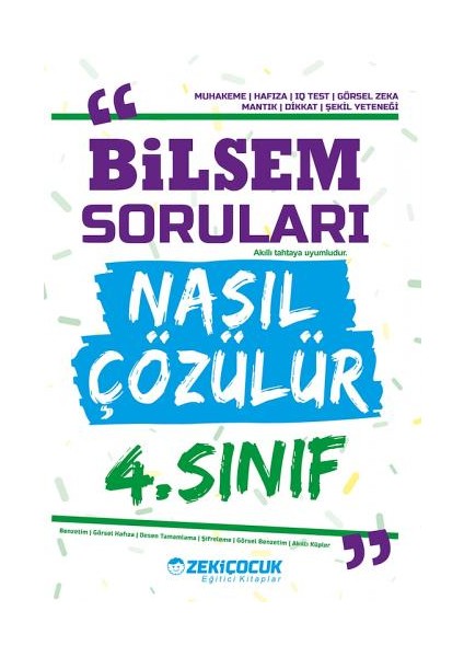 4. Sınıf Bilsem Soru Bankası Nasıl Çözülür Zeki Çocuk Yayınları