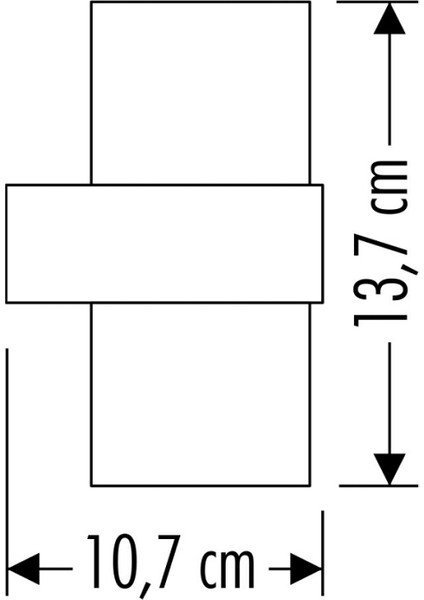 CT-7048 Bora 12W Sıva Üstü LED Aplik Günışığı