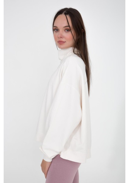 Basic İnce Sweatshirt, Dik Yaka - Vassago fiyatları
