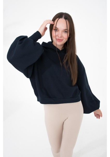Barbiel Organik Pamuk Bisiklet Yaka Balon Kol Sweatshirt indirimleri