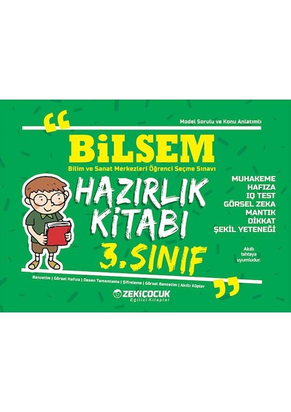 3. Sınıf Bilsem Konu Anlatım Hazırlık Kitabı Zeki Çocuk Yayınları