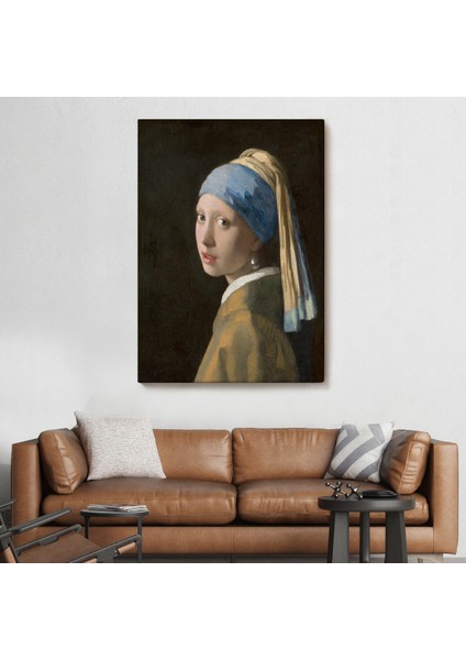 Inci Küpeli Kız Kanvas Tablo, Ressam Johannes Vermeer -4969