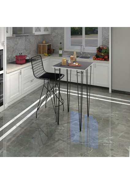 Knsz Masa Sandalye Takımı HEM105ZENGIN Grisyh 060*060 1 Sandalye Syhsyh