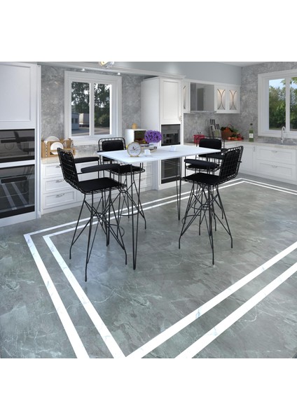 Knsz masa sandalye takımı hem105zengin byzsyh 100*070 4 sandalye syhsyh kolçaklı sırt minderli