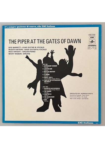 Pink Floyd The Piper At The Gates Of Dawn Plak (1971 Orjinal Italya Baskı)