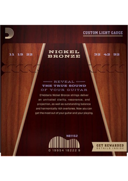 NB1152 Akustik Gitar Tel Seti