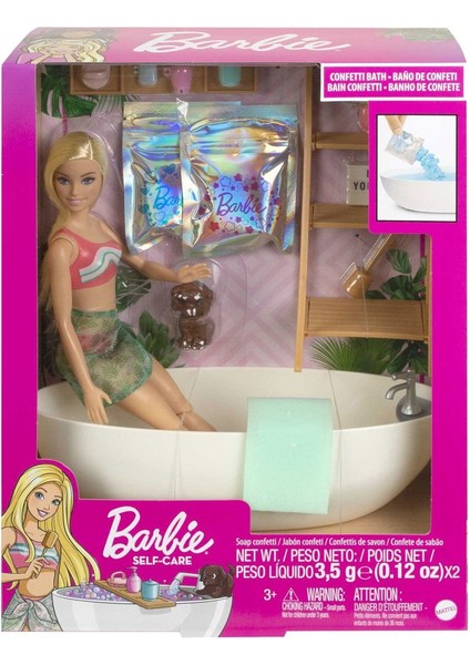 HKT92 Barbie Wellness - Barbienin Spa Günü Oyun Seti
