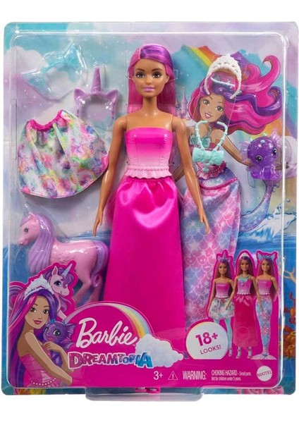 HLC28 Barbie Dreamtopia Bebek ve Aksesuarları