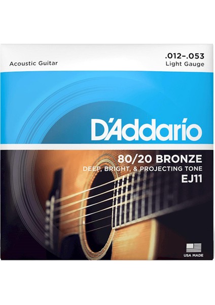EJ11 Akustik Gitar Tel Seti