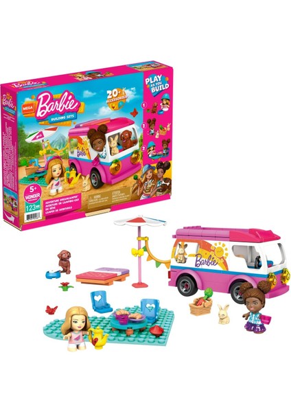 GWR35 Mega™ Barbie®'nin Mega Karavanı 123 Parça +5 Yaş