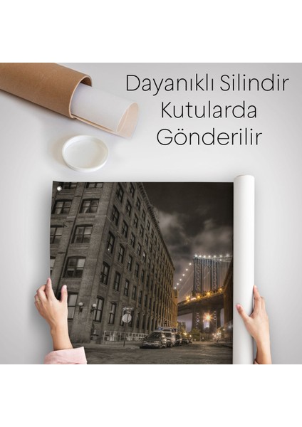 Manhattan Sokak Manzara Duvar Örtüsü-Halısı-6517