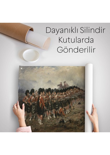 Robert Gibb'İn Ince Kırmızı Çizgi Duvar Örtüsü-Halısı -The Thin Red Lıne-6602 indirimleri