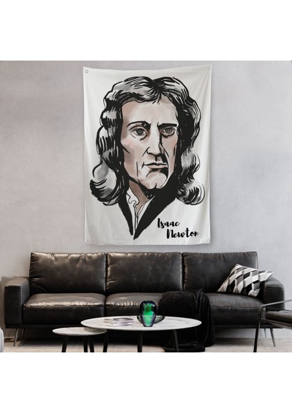 Isaac Newton Dekoratif Duvar Örtüsü - Halısı-5914