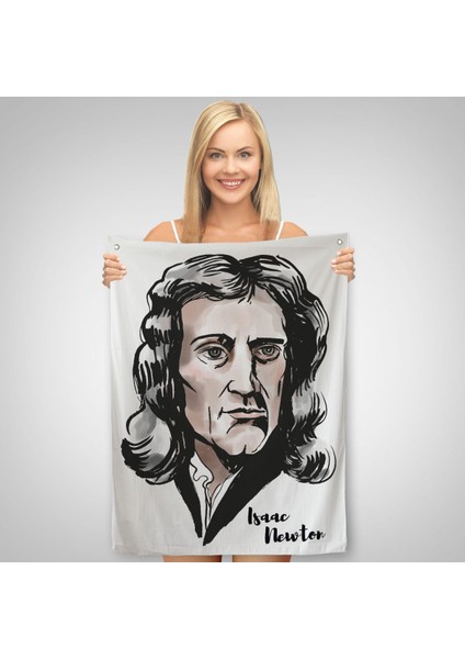 Isaac Newton Dekoratif Duvar Örtüsü - Halısı-5914