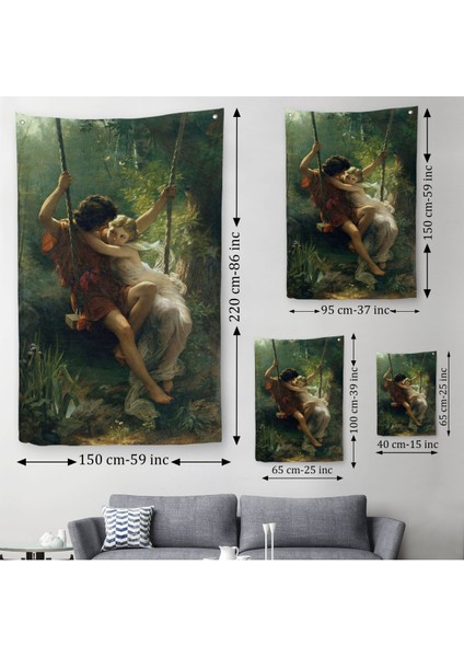Pierre Auguste Cot'Ün Ilkbahar Adlı Duvar Örtüsü-Halısı-6355 modelleri