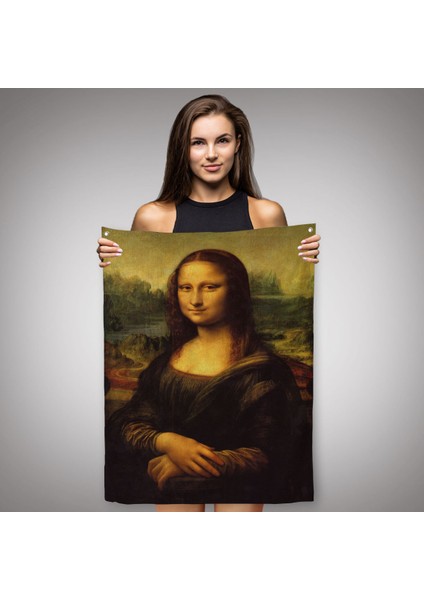 Leonardo Da Vinci'Nin Ünlü Eseri Mona Lisa Duvar Örtüsü - Halısı-5126 fiyatları