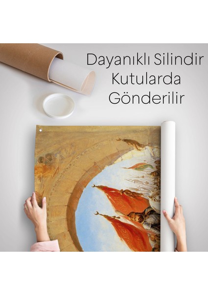 Fatih Sultan Mehmet Istanbul'A Girişi Duvar Örtüsü-Halısı - Fausto Zonaro -6439 indirimleri