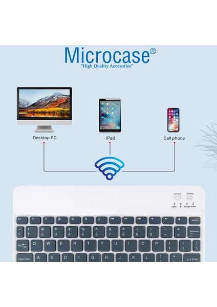 Tablet ve Telefonlar Için Şarjlı Bluetooth Türkçe Q Klavye - AL2671