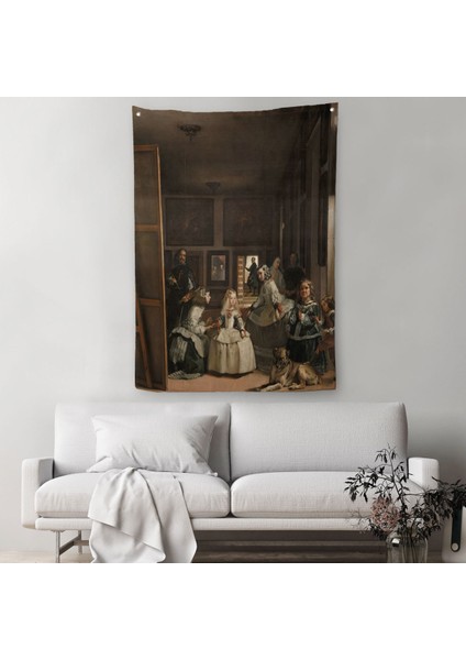 Las Meninas-Diego Velázquez Klasik Sanat Duvar Örtüsü - Halısı-5243
