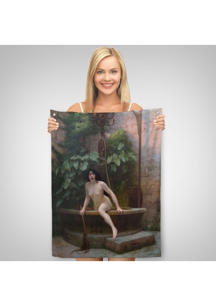 Jean-Léon Gérôme, Kuyudan Çıkan Gerçek (La Vérité Sortant Du Puits) Duvar Örtüsü - Halısı-5277 fiyatları